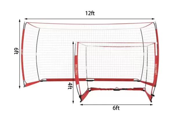 Rete per allenamento di calcio Gruppo III