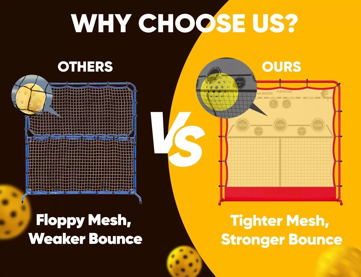 6*6 piedi 2 in 1 Tubo in acciaio Pickleball I