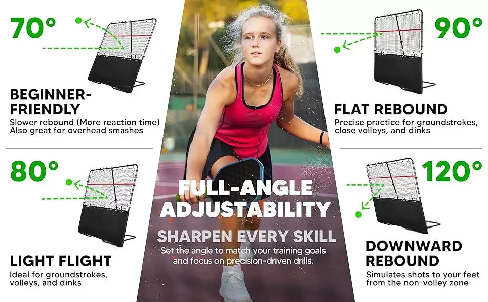 6*6 piedi 2 in 1 Tubo in acciaio per pickleball II