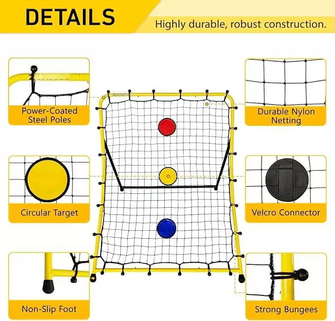 Rete di rimbalzo multisport