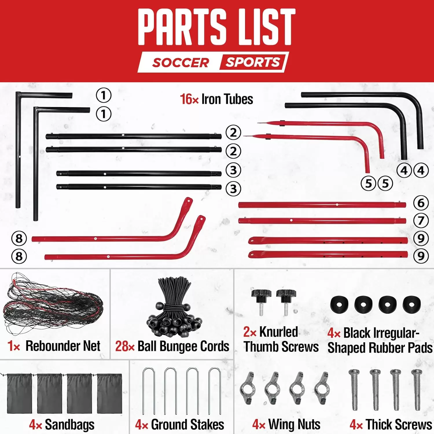Rete di rimbalzo per il calcio