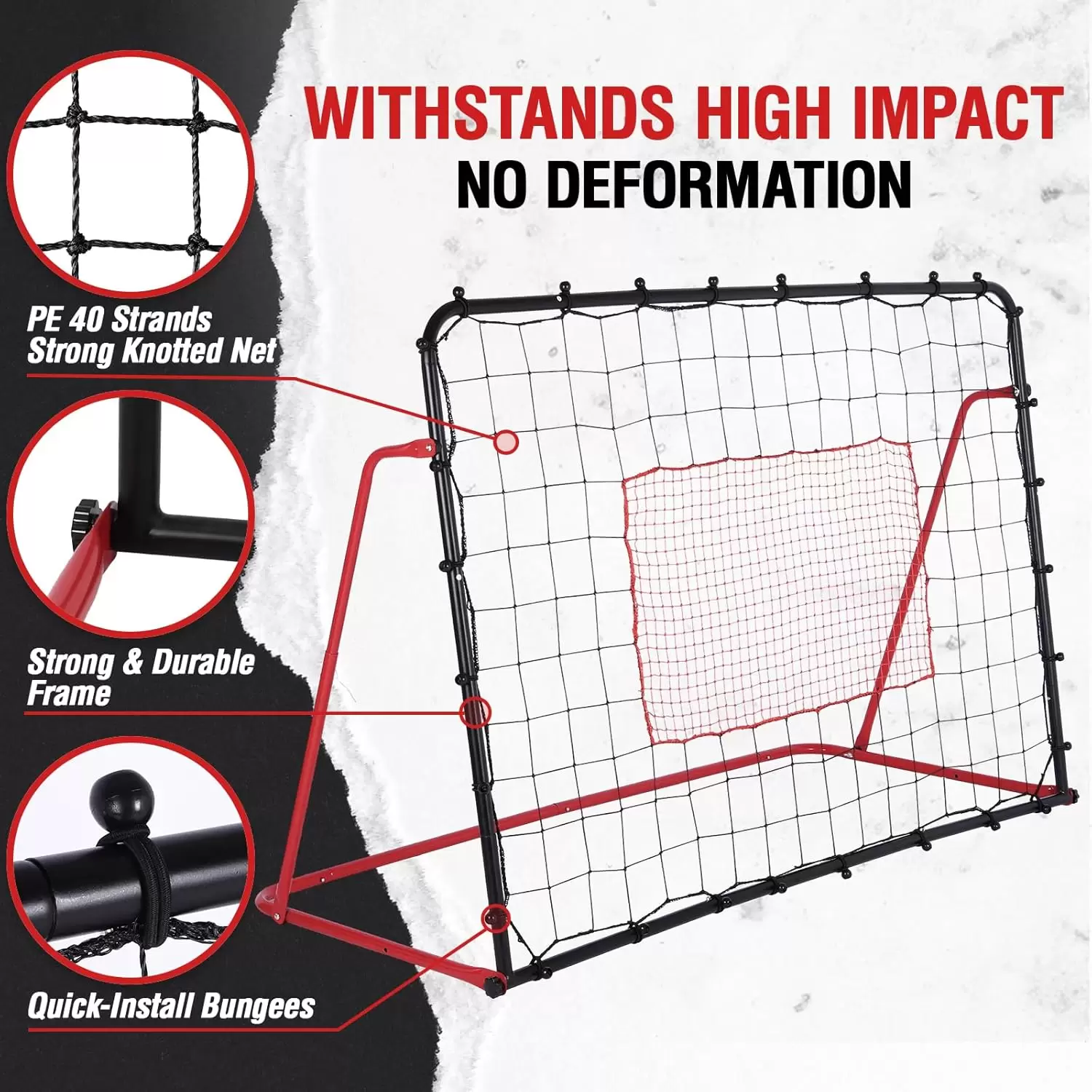 Rete di rimbalzo per il calcio