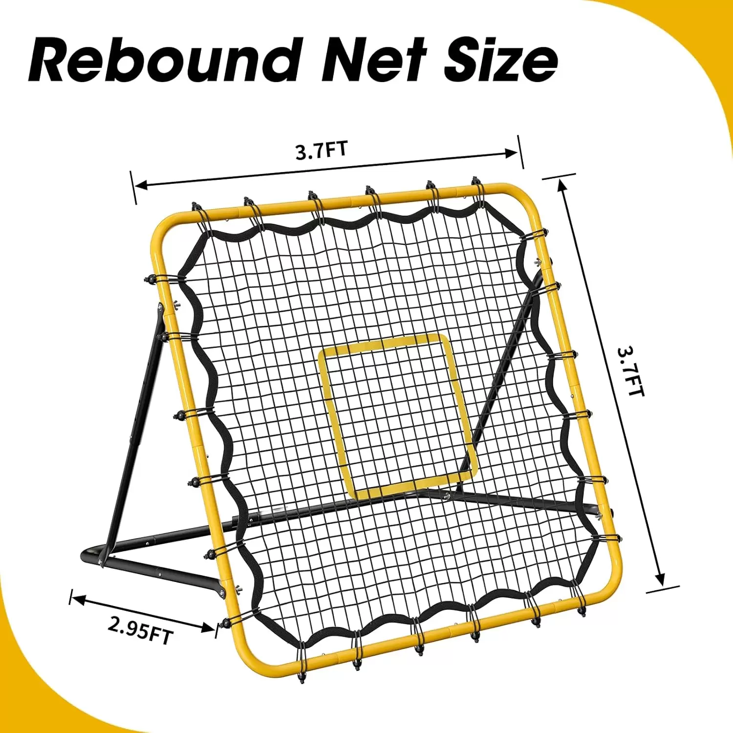 Rete di rimbalzo multisport ad angolo regolabile I