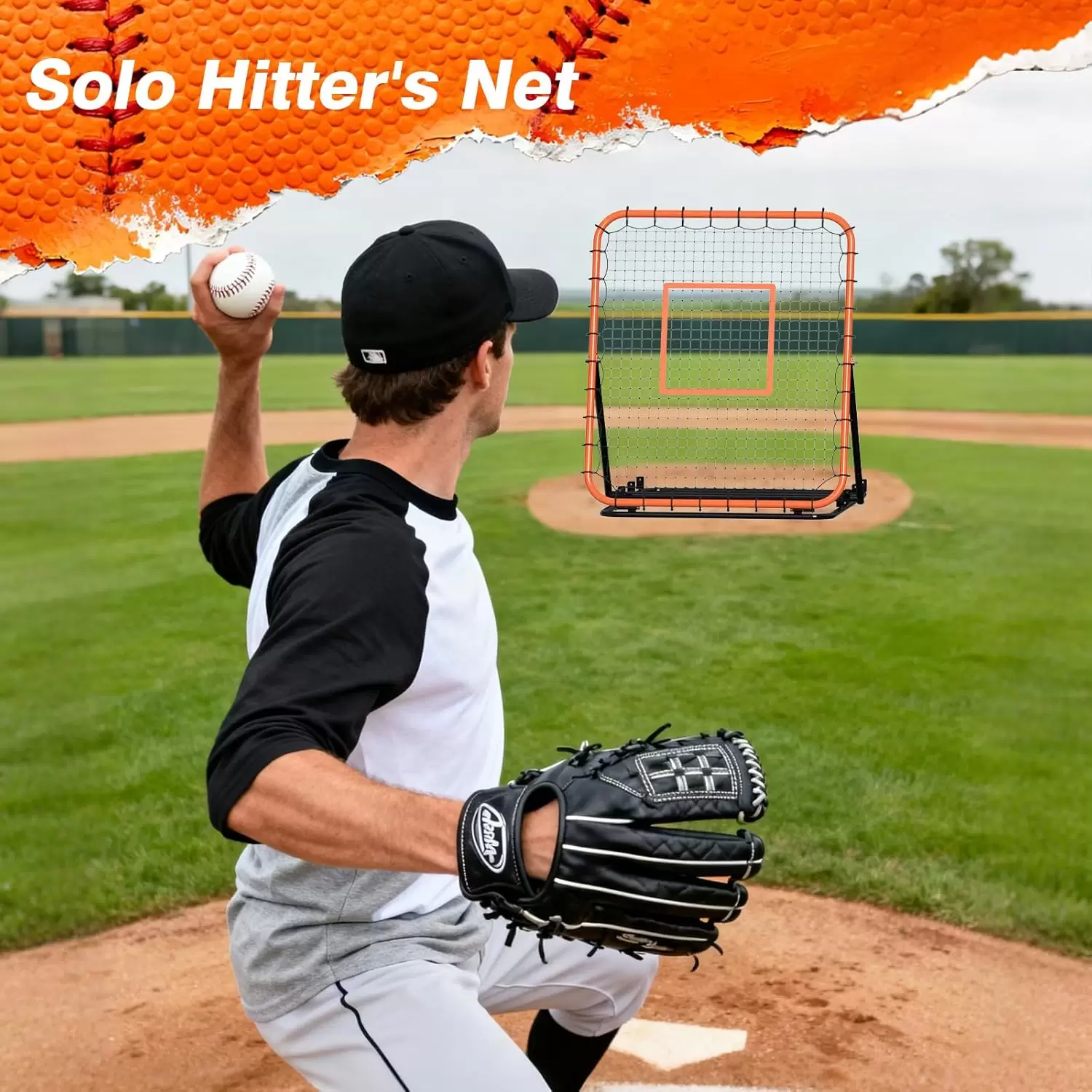 Rete da rimbalzo multisport ad angolo regolabile &Iota;&Iota;