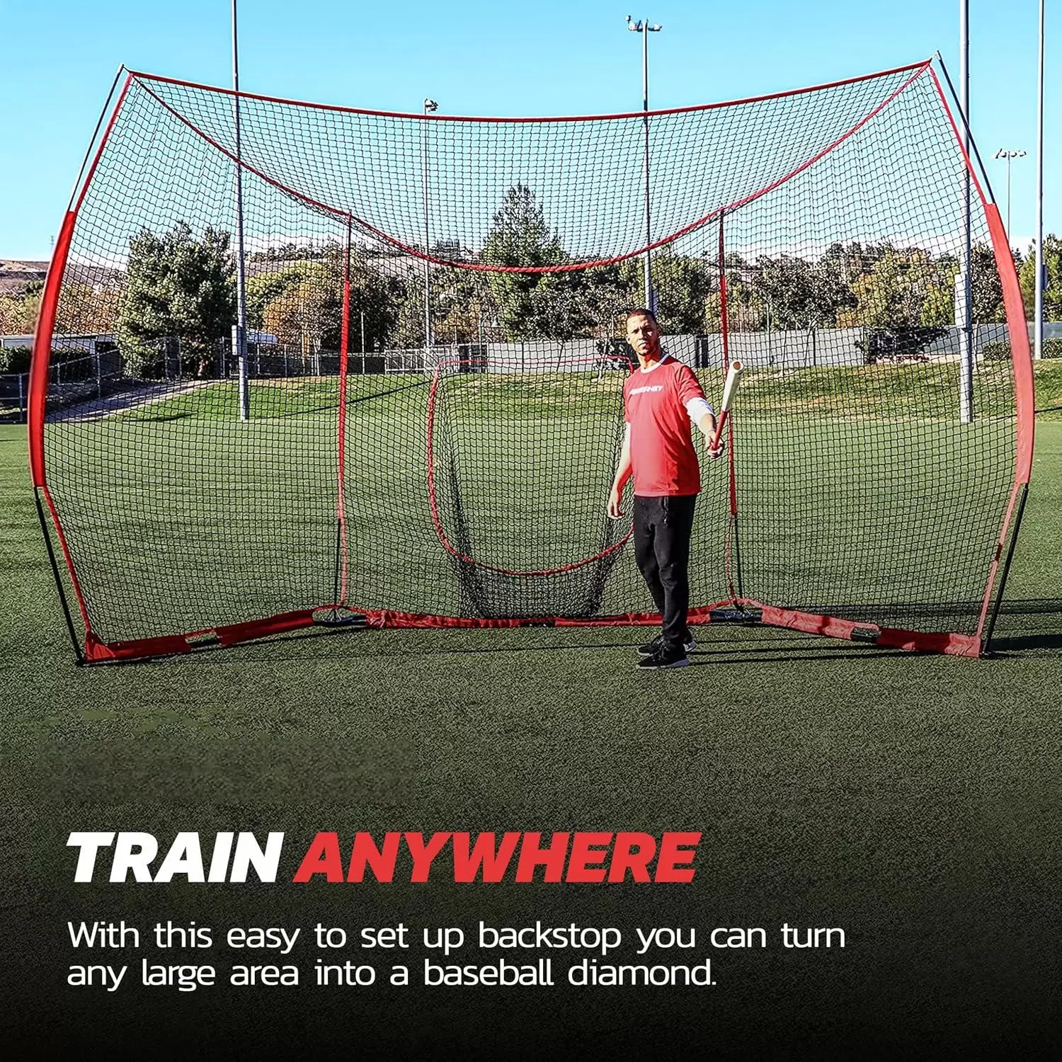 Rete di protezione per baseball e softball