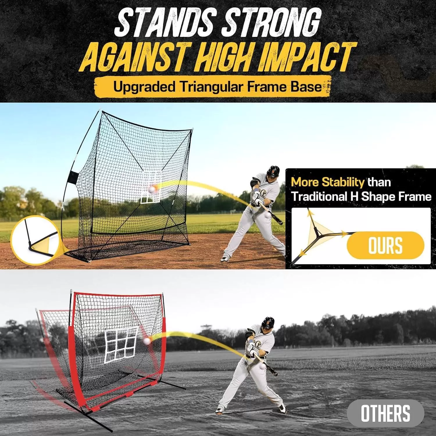 Rete da allenamento di baseball