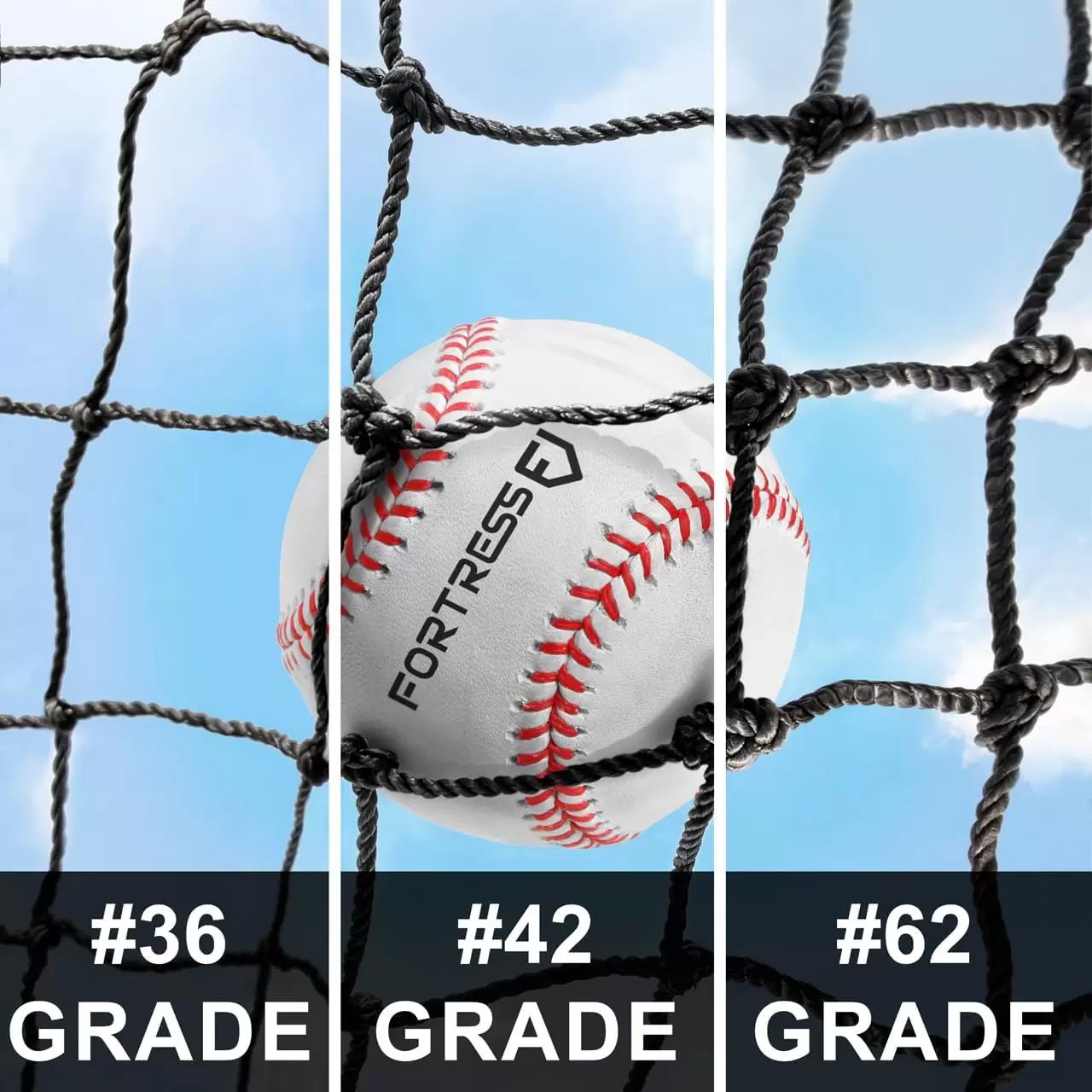 Rete per gabbia da baseball e softball (solo rete)