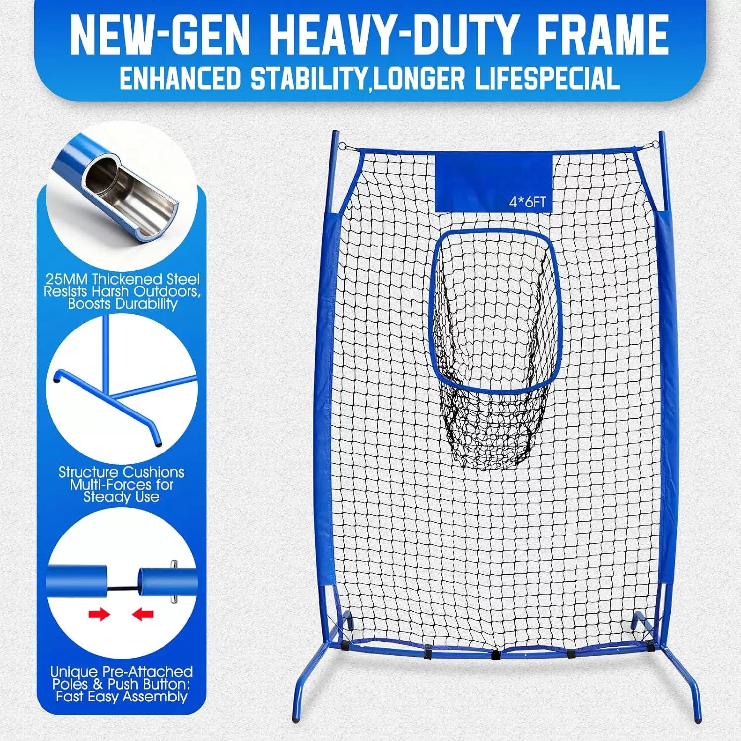 Rete per allenamento di lancio nel rugby I