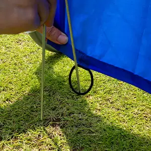 Porta da calcio portatile con bersaglio