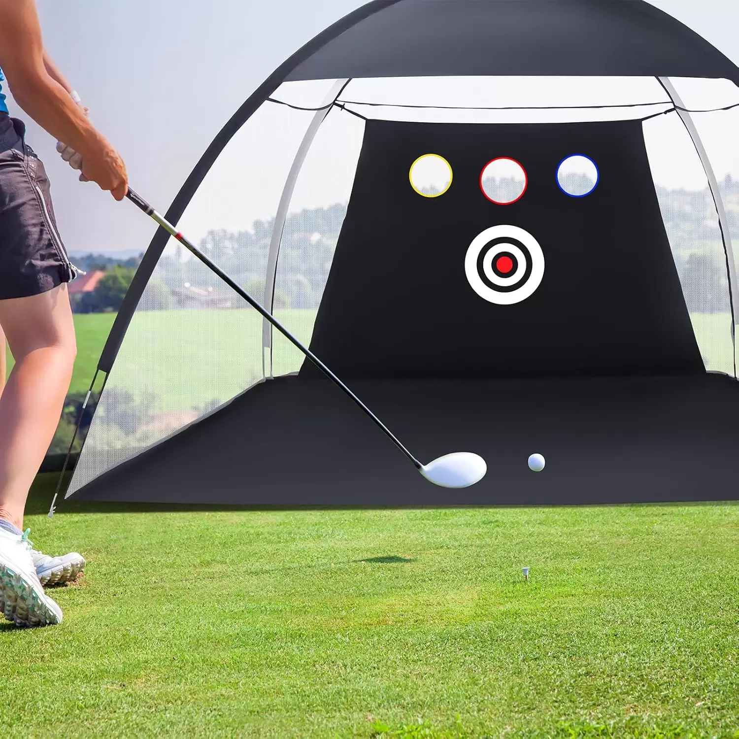 Rete da pratica per il golf in stile tenda &Iota;