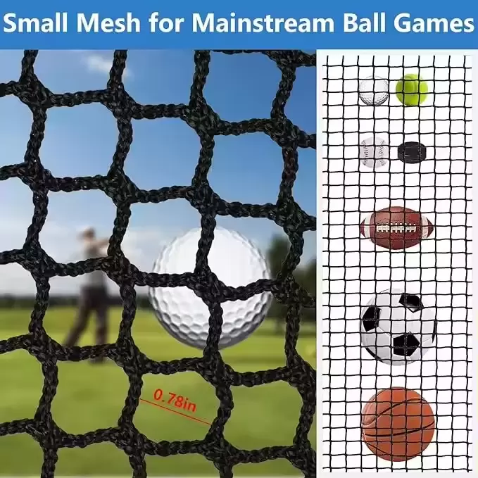 Gabbia da golf leggera 10x10x10 piedi con telo bersaglio