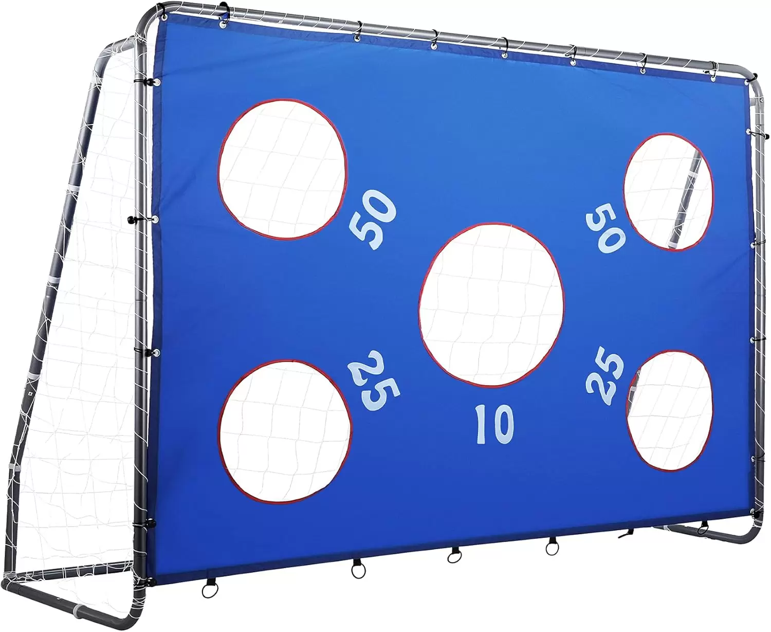 Porta da calcio portatile con bersaglio