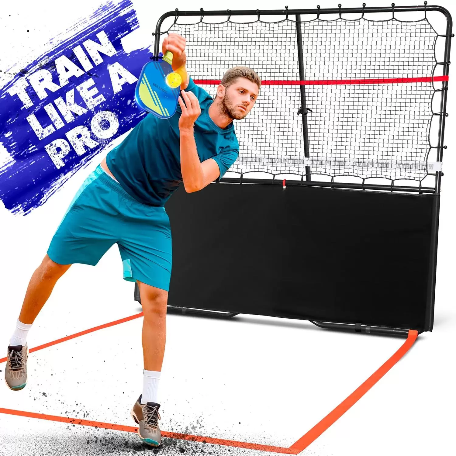 6*6 piedi 2 in 1 Tubo in acciaio per pickleball II
