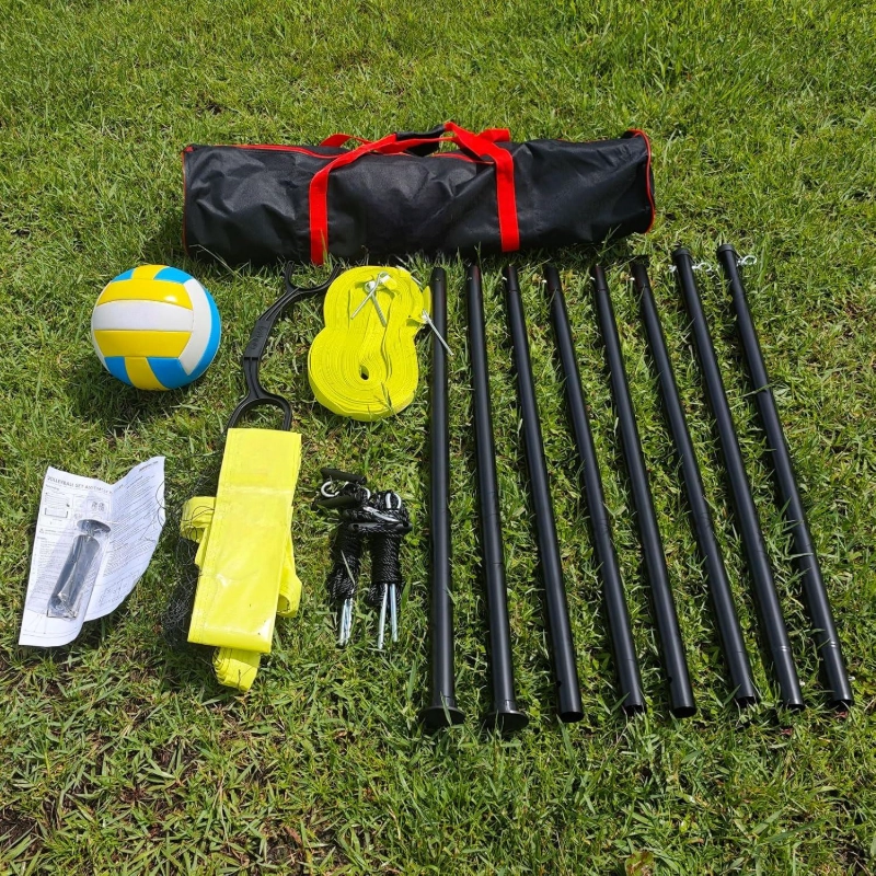 Rete da allenamento di pallavolo multifunzionale a lunghezza regolabile
