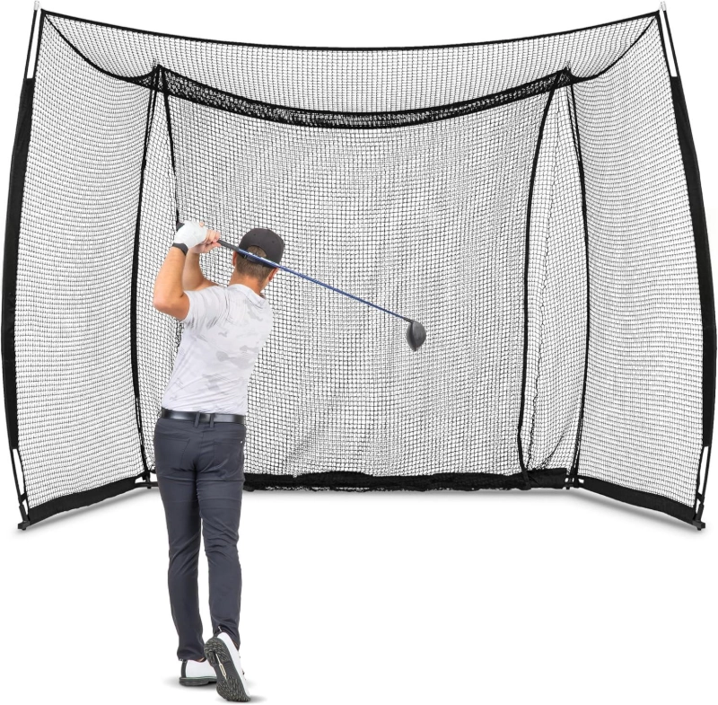 Gabbia da golf leggera 10x10x10 piedi con telo bersaglio